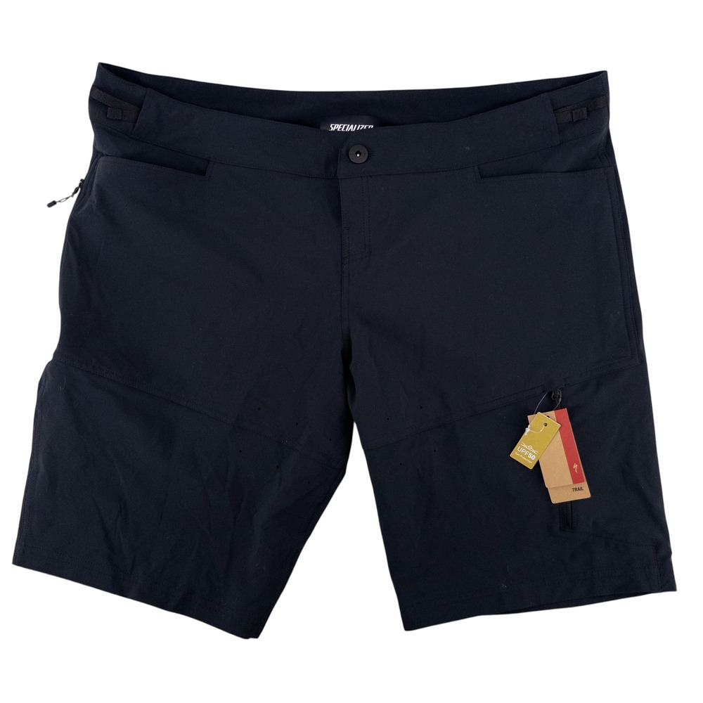 NWT Specialized Womens XXL Trail Cargo Shorts Black UPF 50‎ MTB Cycling Biking